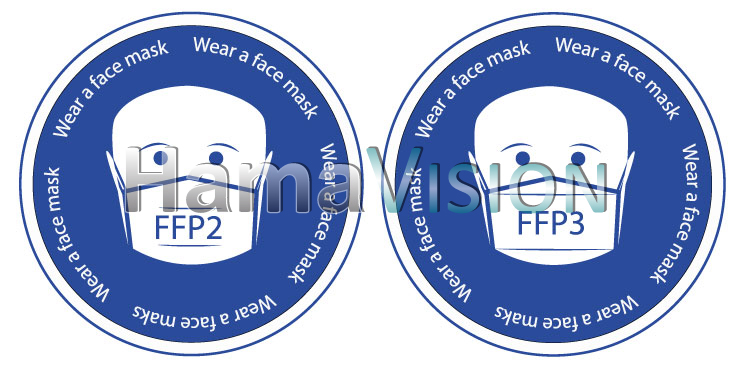 Wear a face mask - Icon - Symbol - Warning