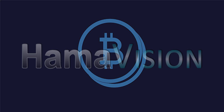 Bitcoin Icon - Money Symbol - Blue